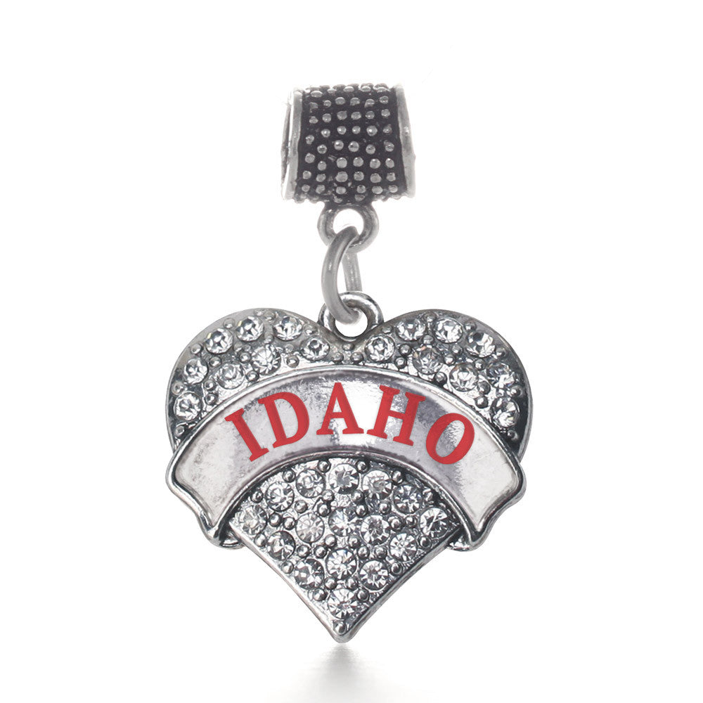 Idaho Pave Heart Charm