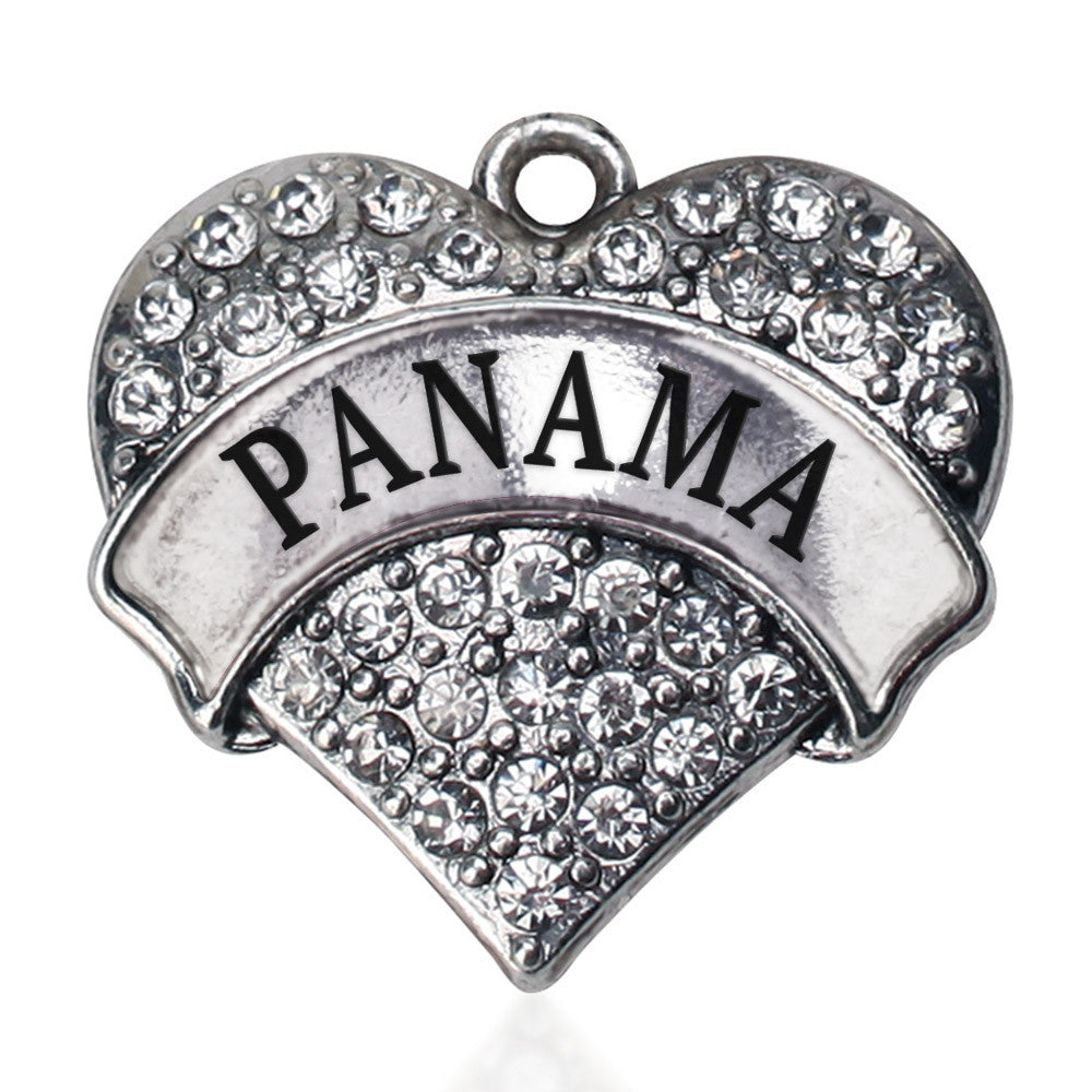 Panama Pave Heart Charm