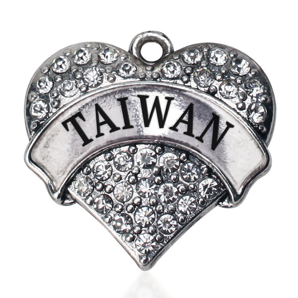 Taiwan Pave Heart Charm