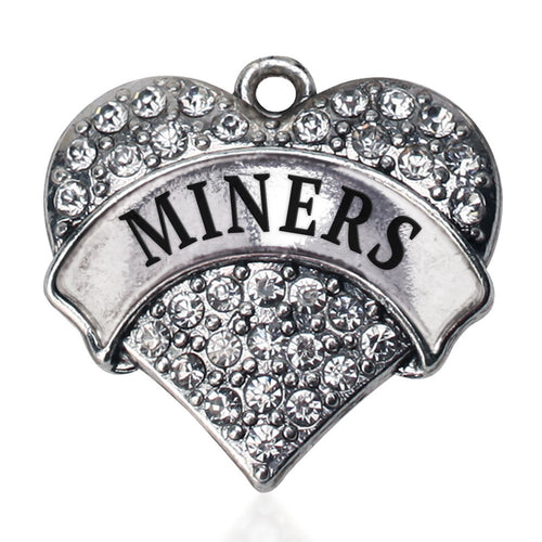 Miners  Pave Heart Charm