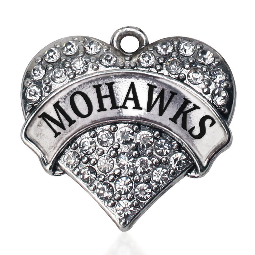 Mohawks Pave Heart Charm