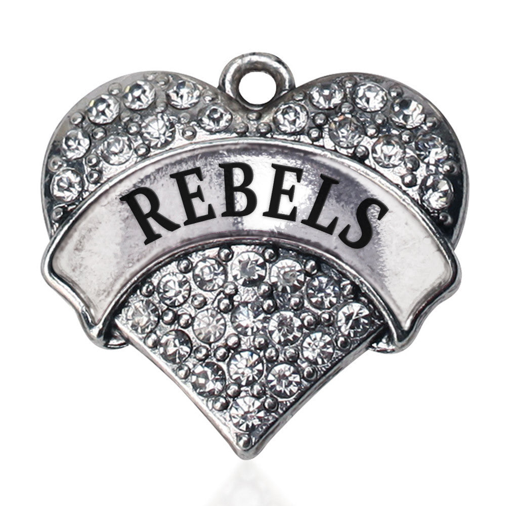 Rebels  Pave Heart Charm
