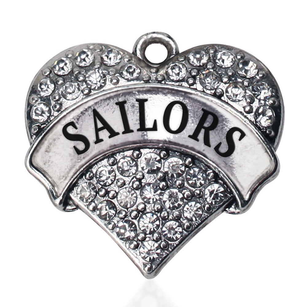 Sailors Pave Heart Charm