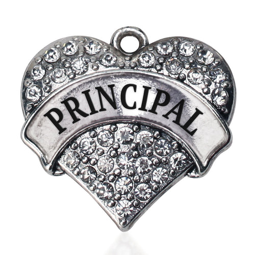 Principal Pave Heart Charm
