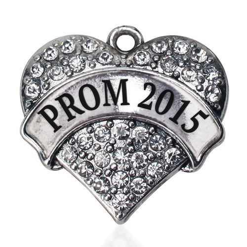 Prom 2015 Pave Heart Charm