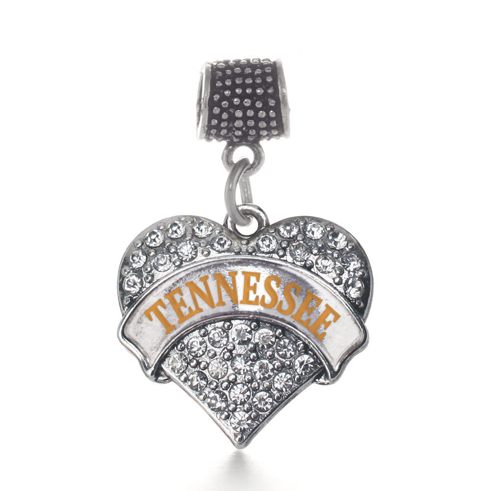 Tennessee Pave Heart Charm