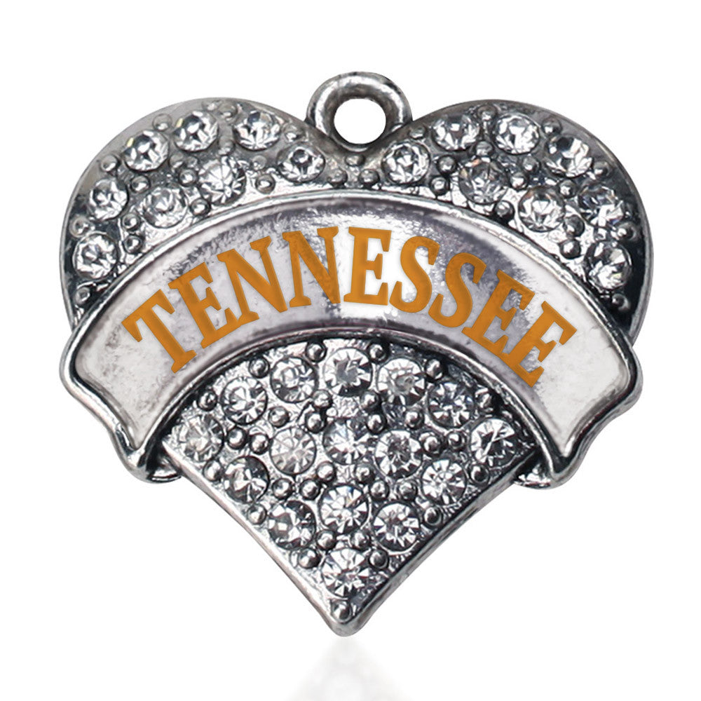 Tennessee Pave Heart Charm