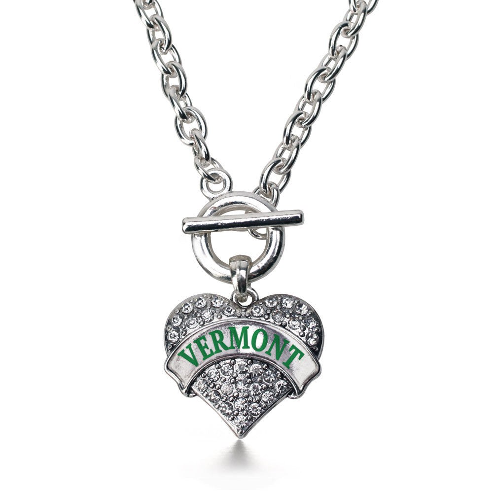 Vermont Pave Heart Charm