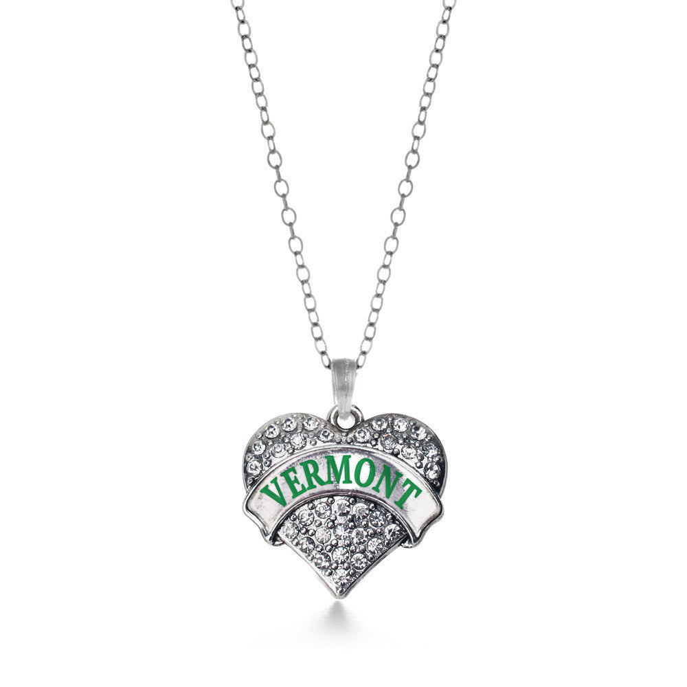 Vermont Pave Heart Charm