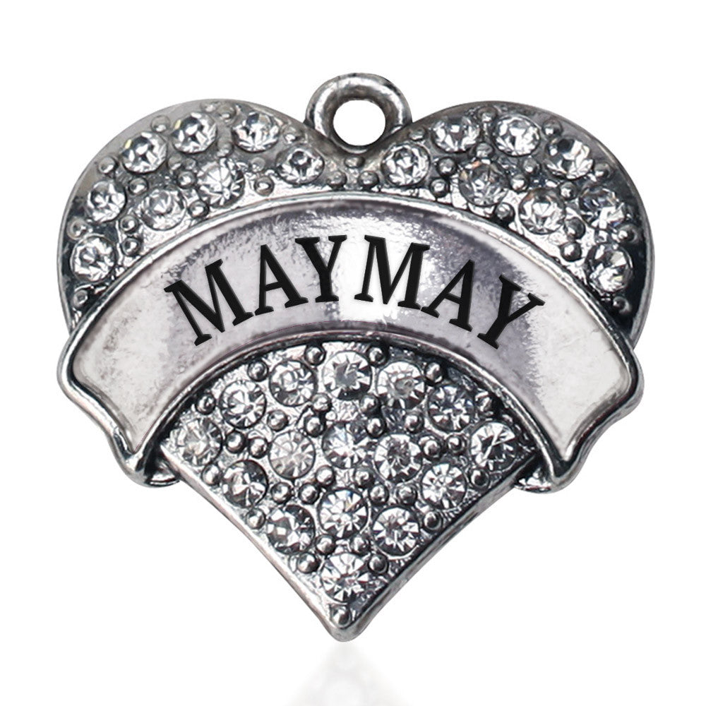 Maymay Pave Heart Charm