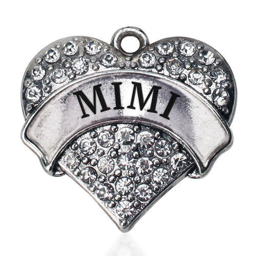 Mimi Pave Heart Charm