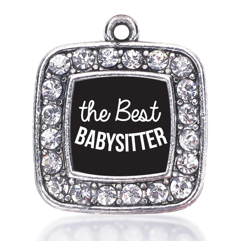 The Best Babysitter Square Charm