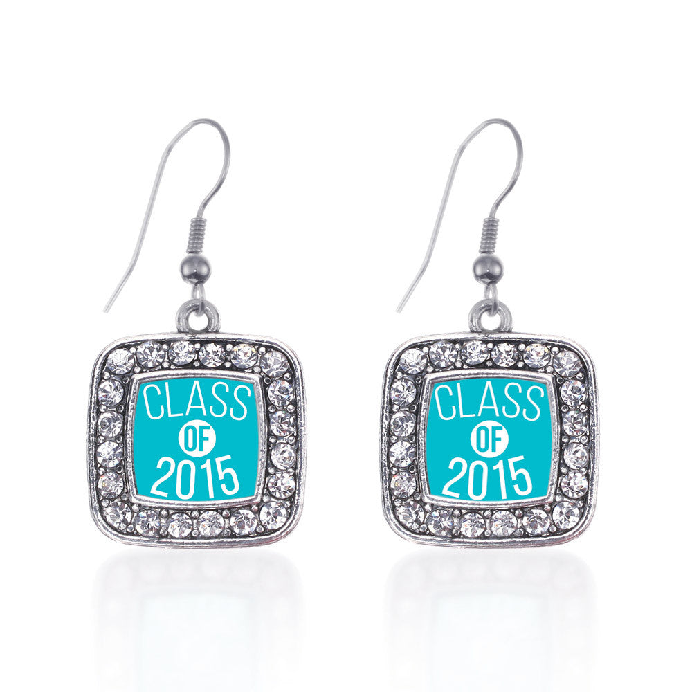 Teal Class of 2015 Square Charm