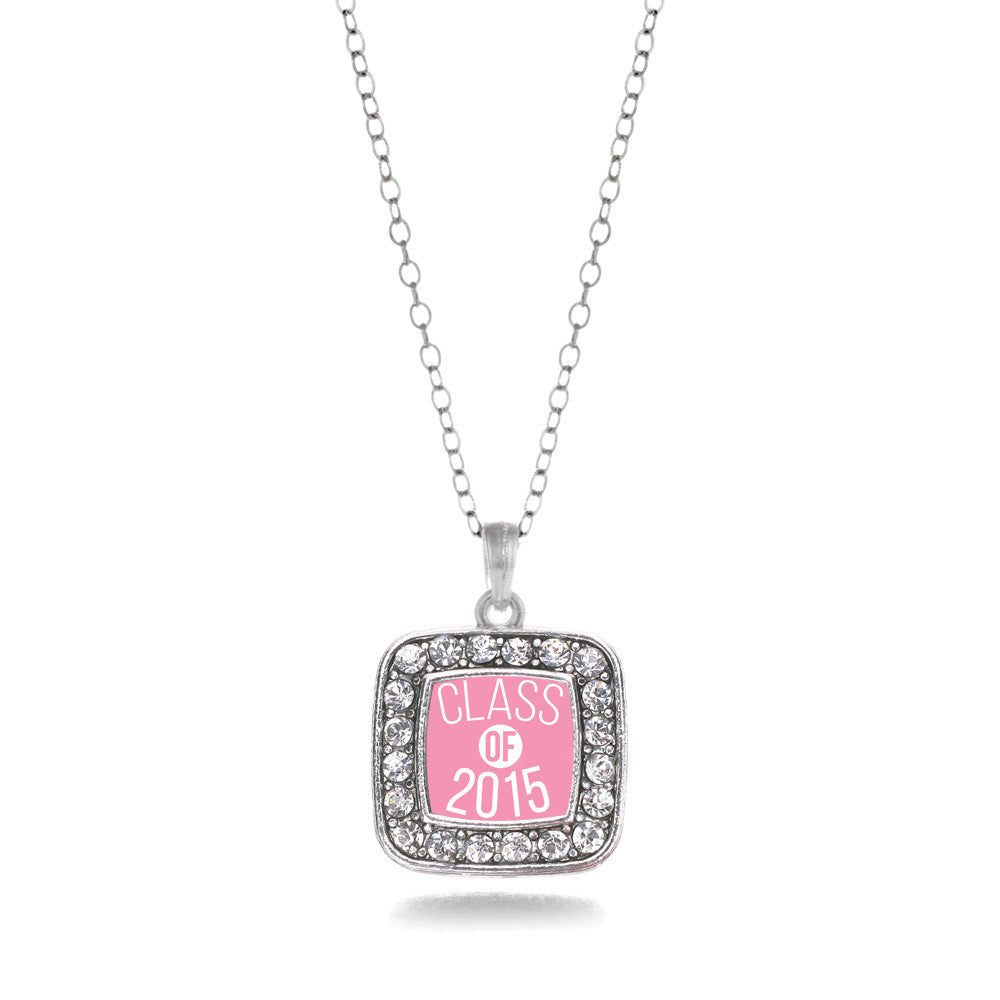 Light Pink Class of 2015 Square Charm