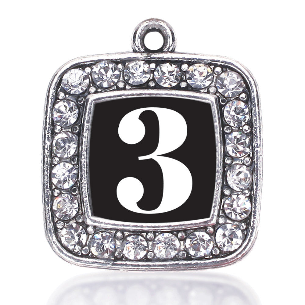 Number 3 Square Charm