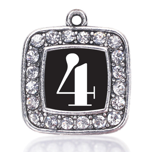 Number 4 Square Charm