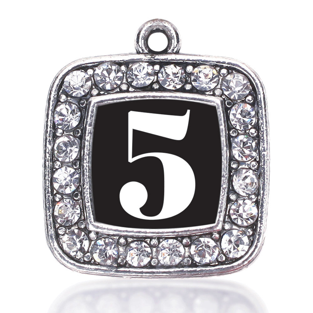 Number 5 Square Charm