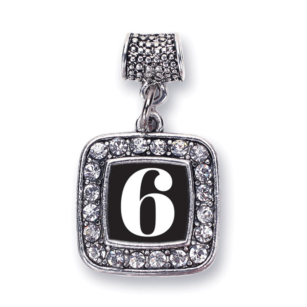 Number 6 Square Charm