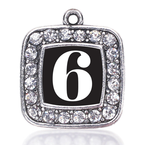 Number 6 Square Charm