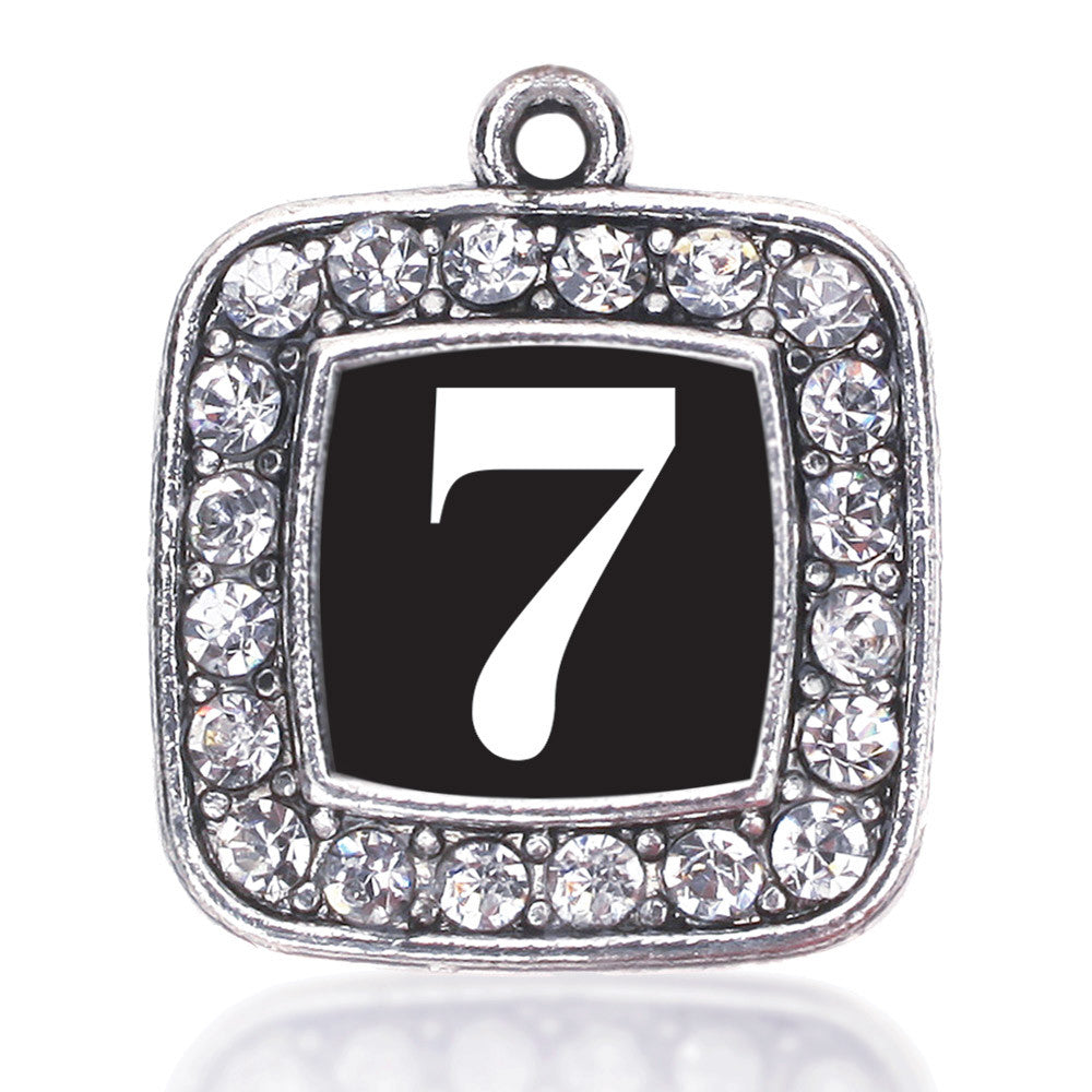 Number 7 Square Charm
