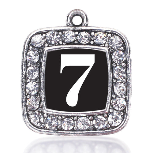 Number 7 Square Charm