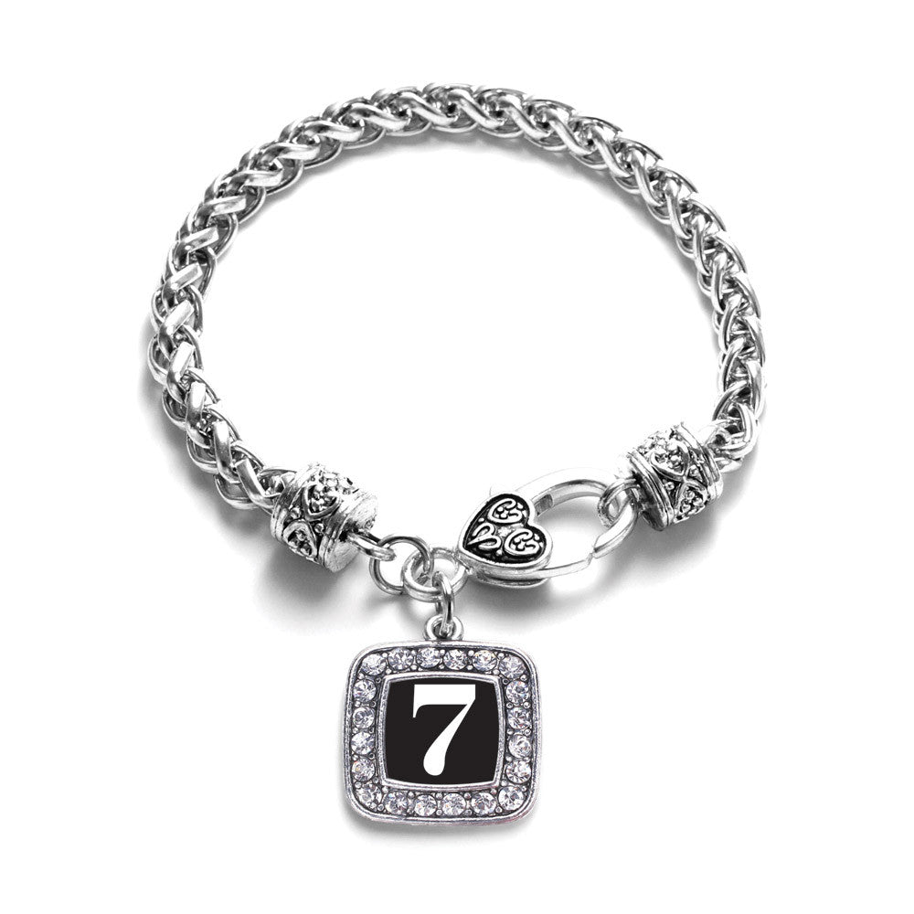 Number 7 Square Charm