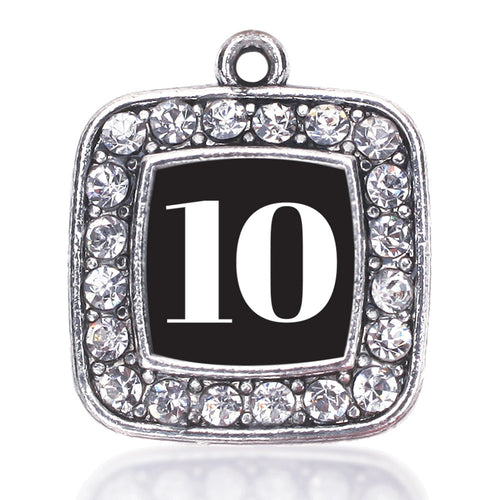 Number 10 Square Charm