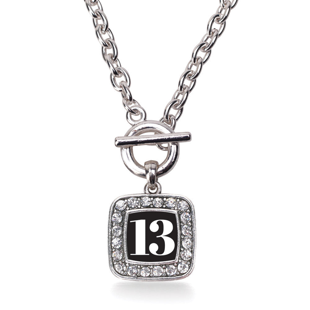 Number 13 Square Charm