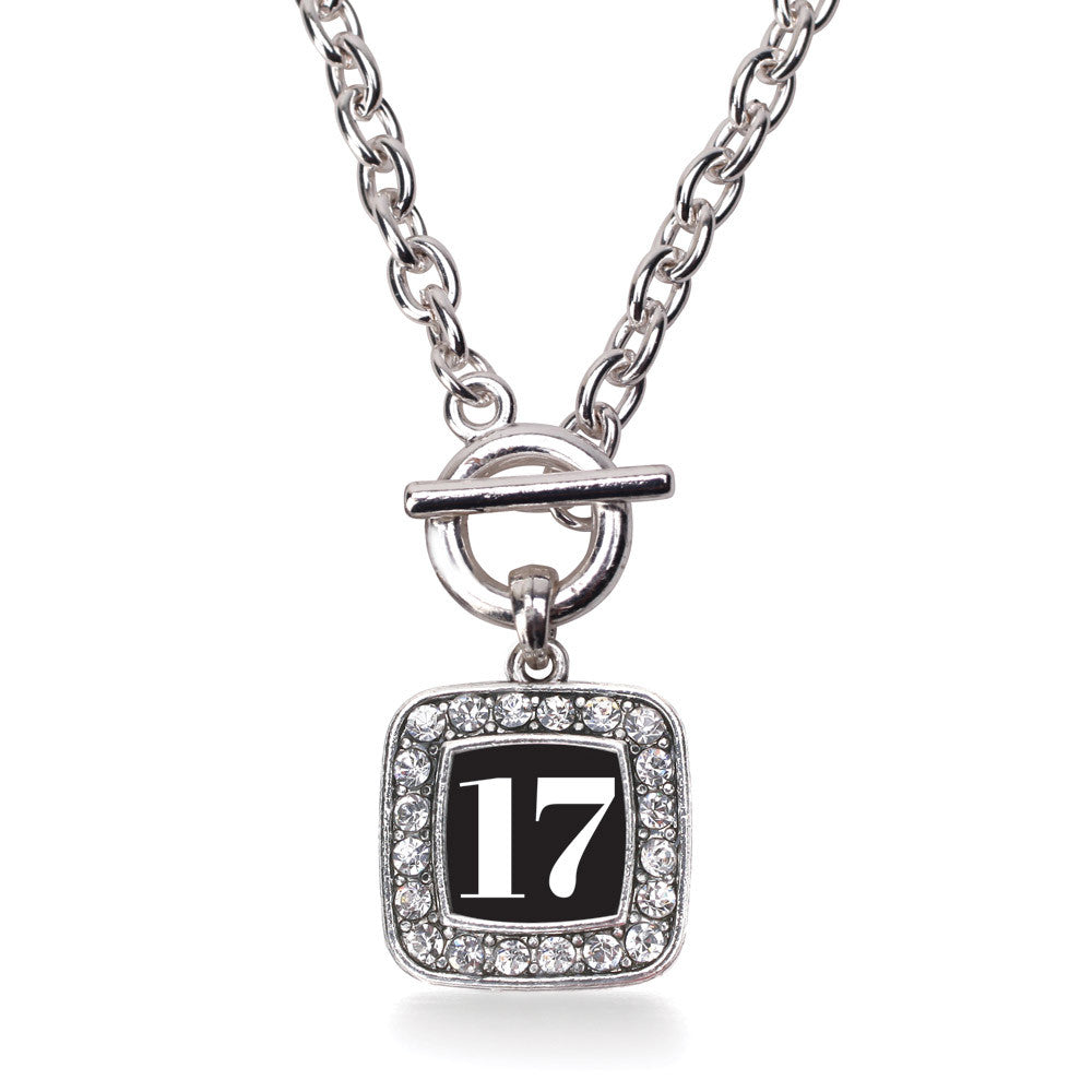 Number 17 Square Charm