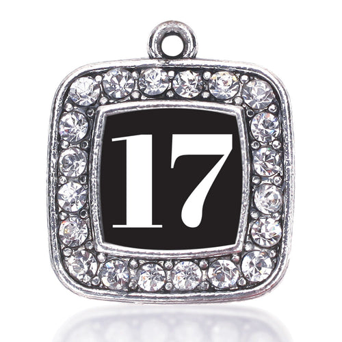 Number 17 Square Charm