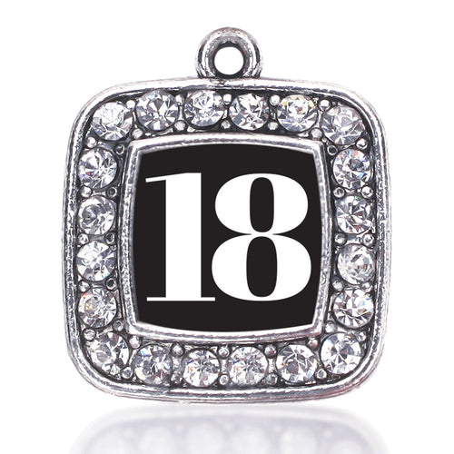 Number 18 Square Charm