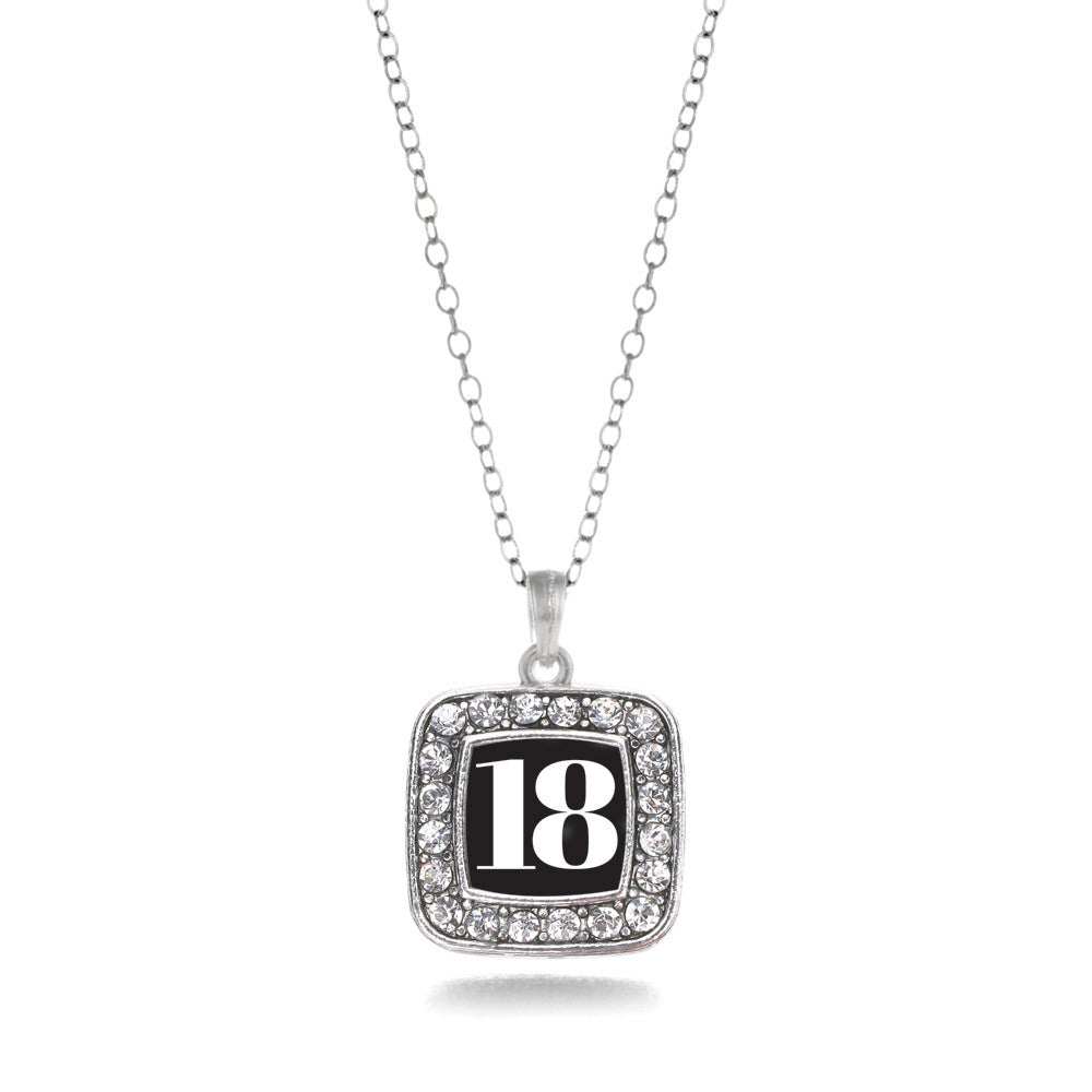 Number 18 Square Charm