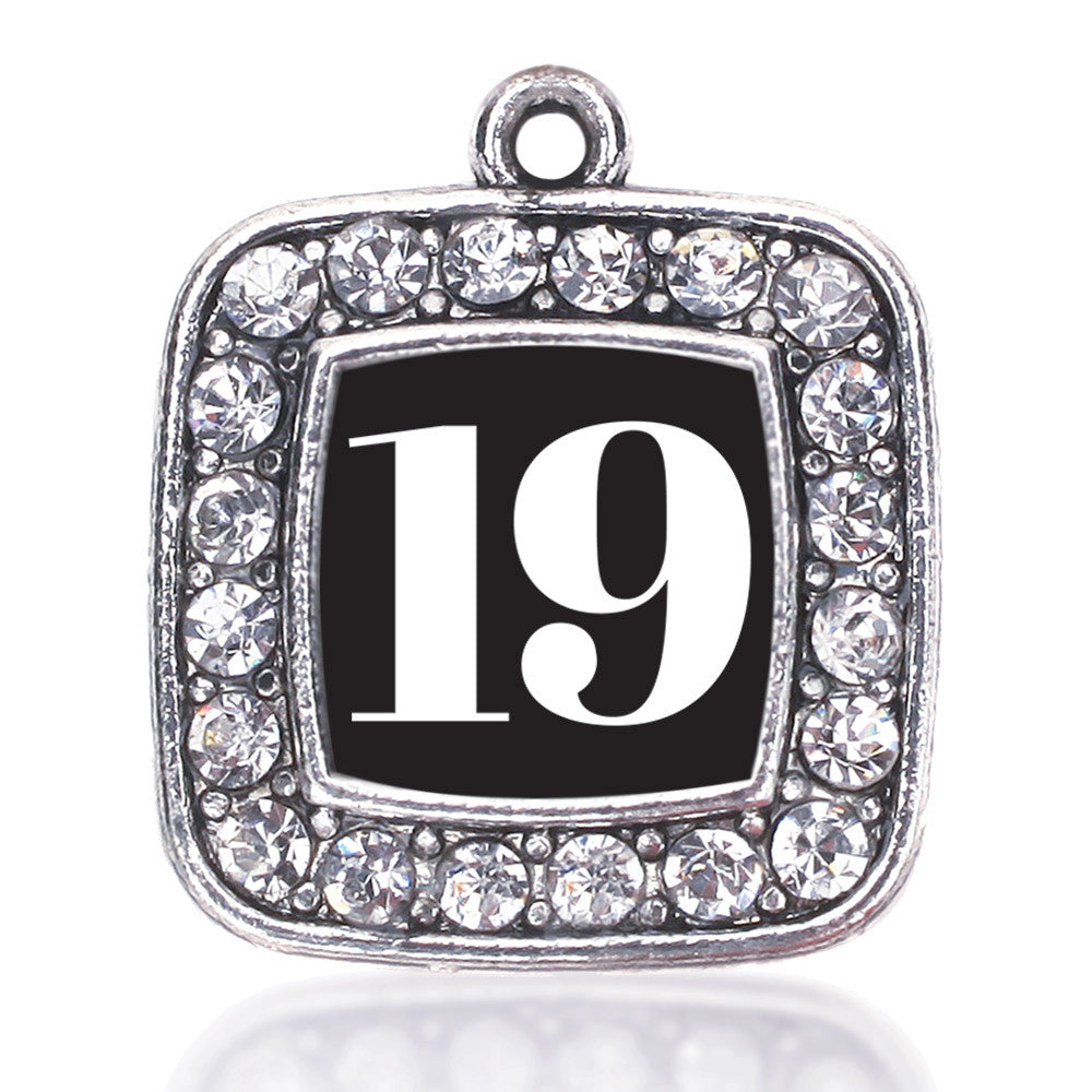 Number 19 Square Charm