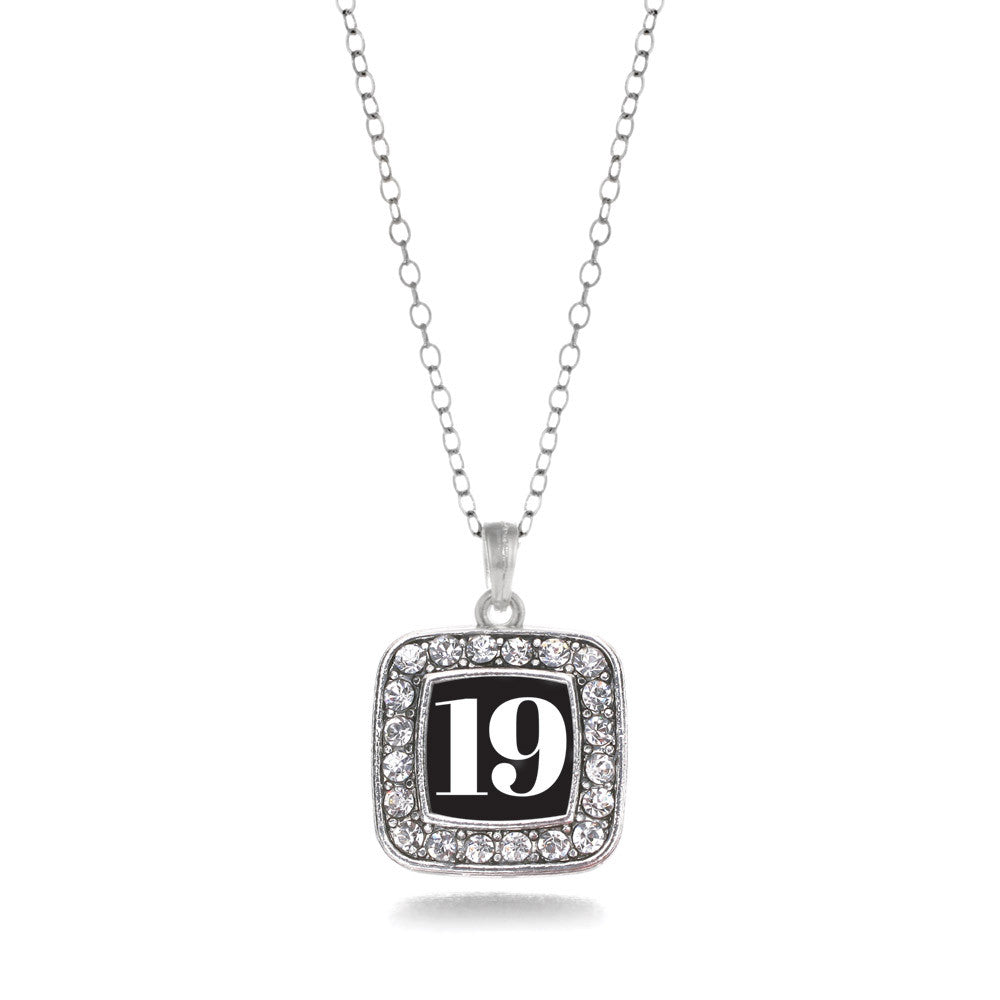 Number 19 Square Charm