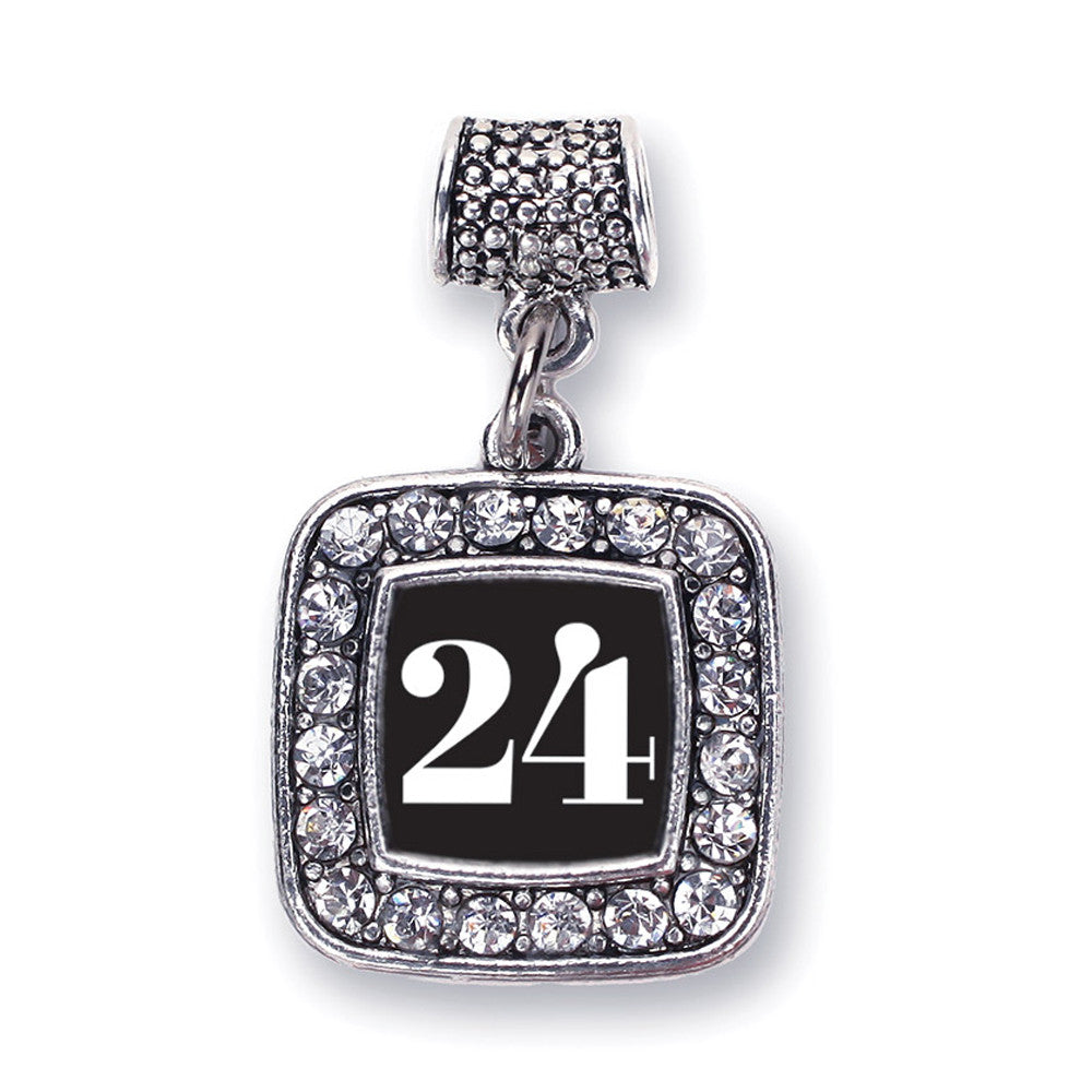 Number 24 Square Charm