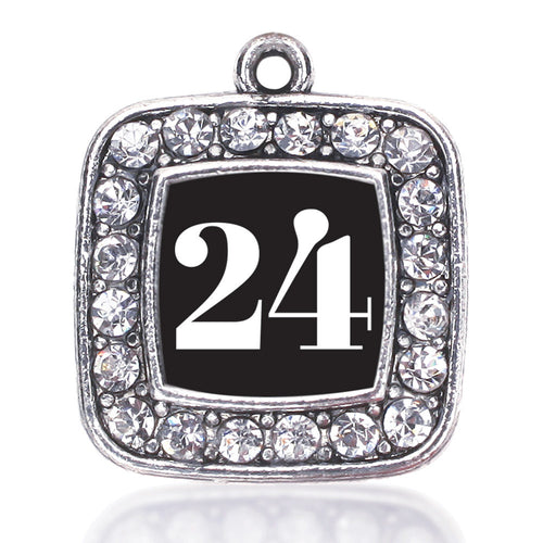 Number 24 Square Charm