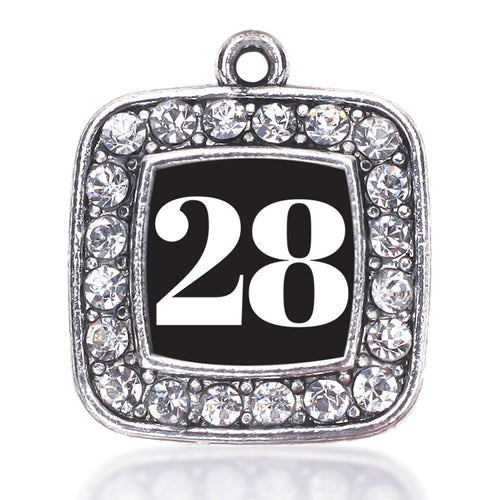 Number 28 Square Charm