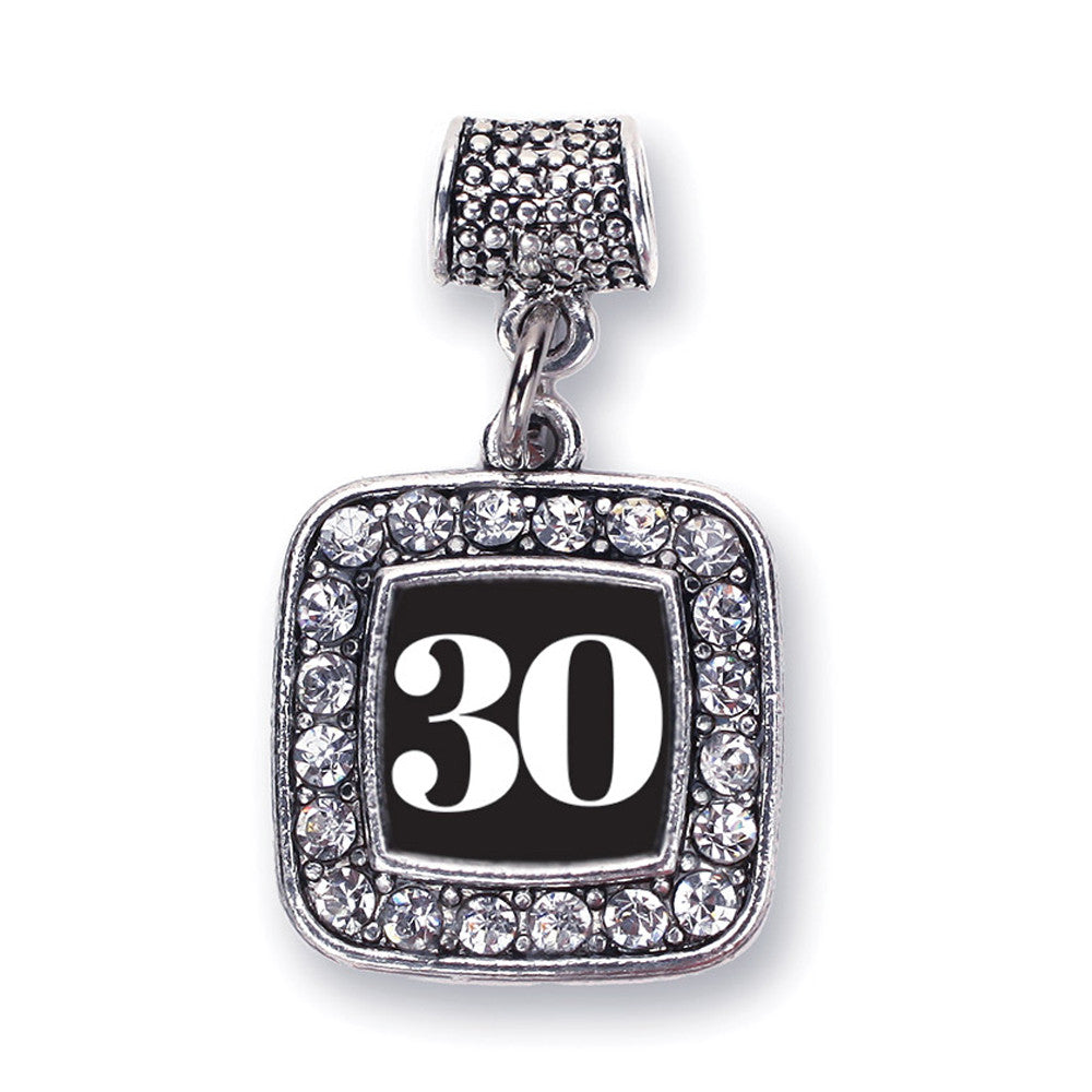 Number 30 Square Charm