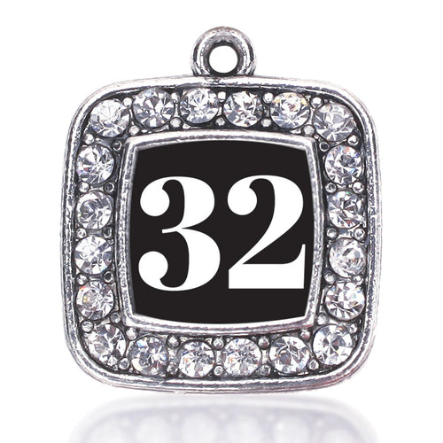 Number 32 Square Charm