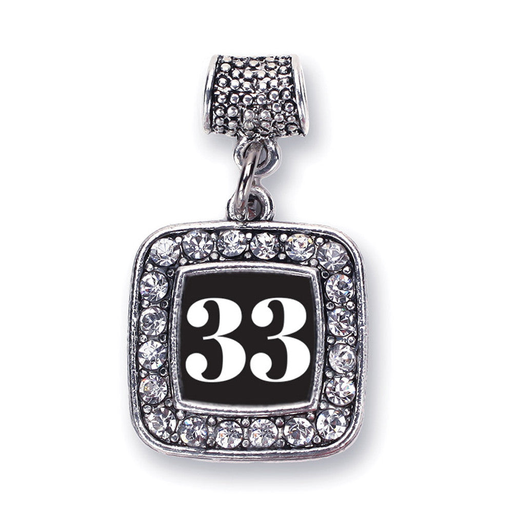 Number 33 Square Charm