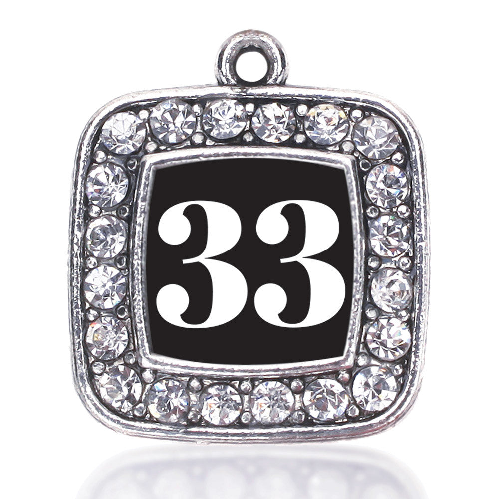 Number 33 Square Charm