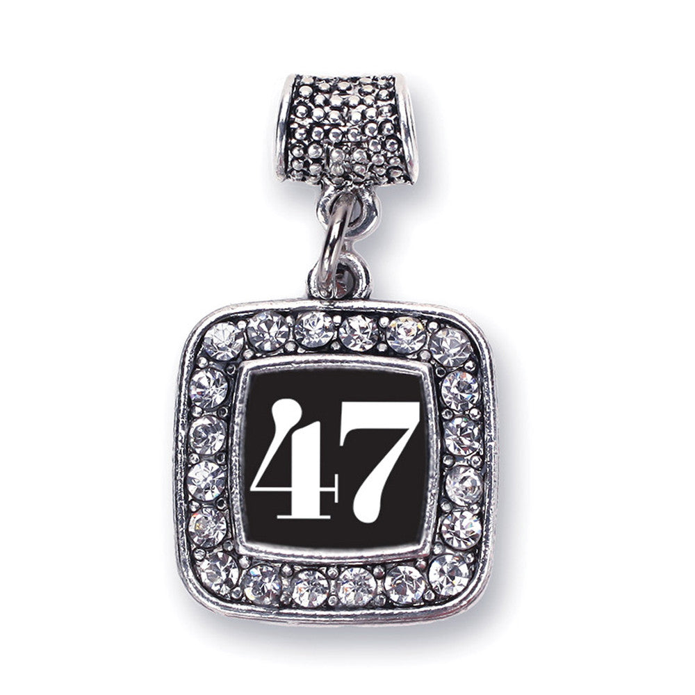 Number 47 Square Charm