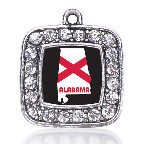 Alabama State Flag Square Charm