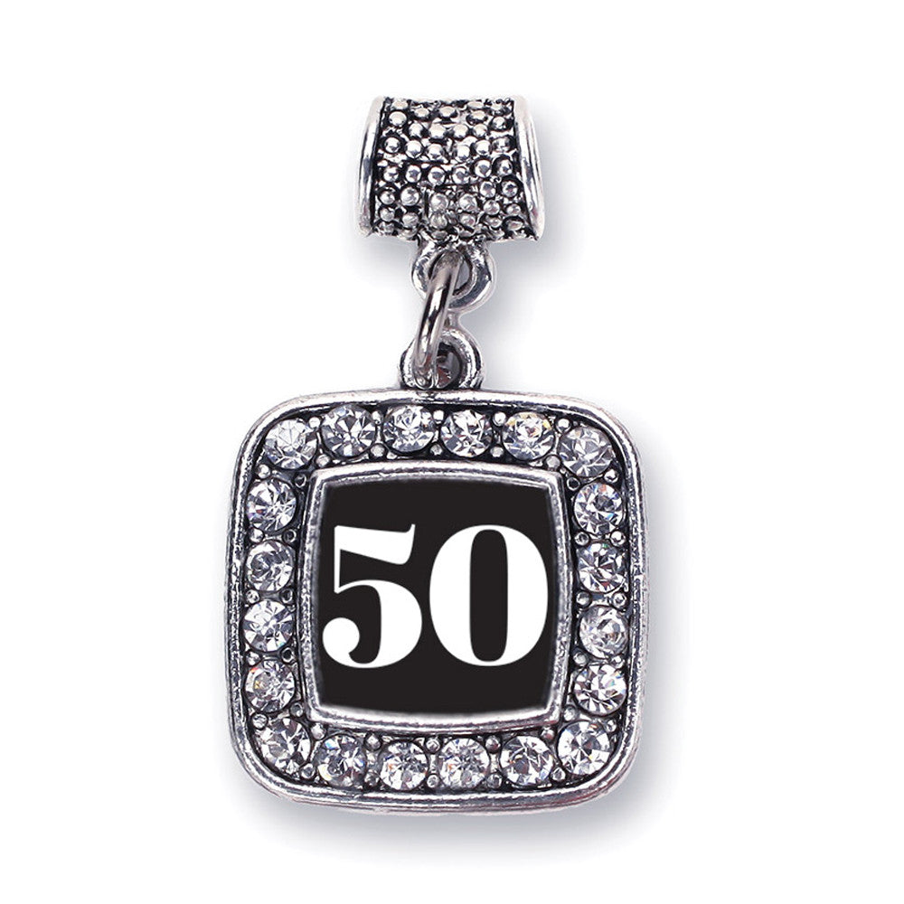 Number 50 Square Charm