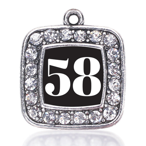 Number 58 Square Charm