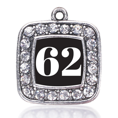 Number 62 Square Charm