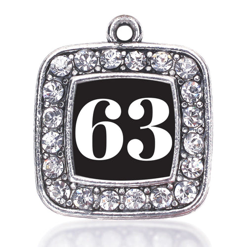 Number 63 Square Charm