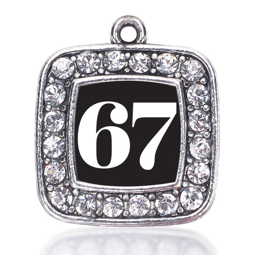 Number 67 Square Charm