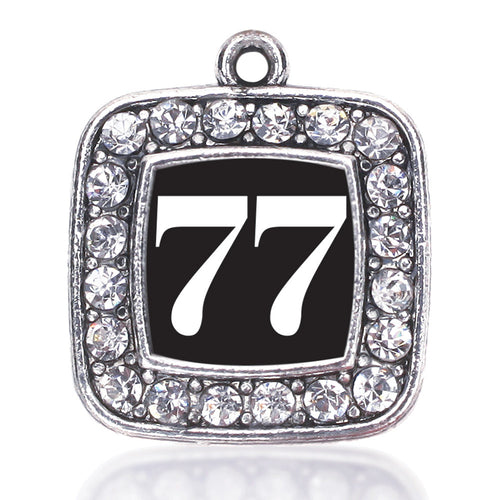 Number 77 Square Charm
