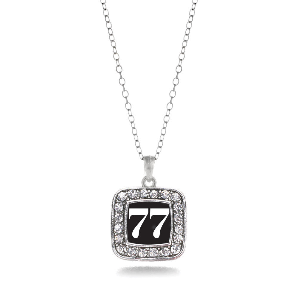 Number 77 Square Charm